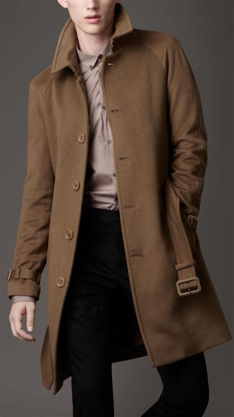 burberry dark mushroom single breasted coat|burberry cashmere jacket.